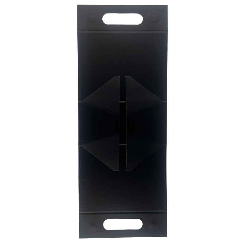 Scatola regalo pieghevole - Scatola fatta a mano (20x10x20 cm) - Nero
