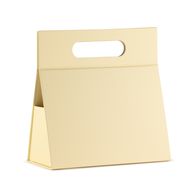 Scatola regalo pieghevole - Scatola fatta a mano (20x10x20 cm) - avorio