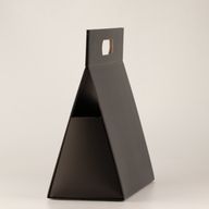 Scatola regalo smontabile - Grande scatola a mano (28x12,5x26 cm) - Nero