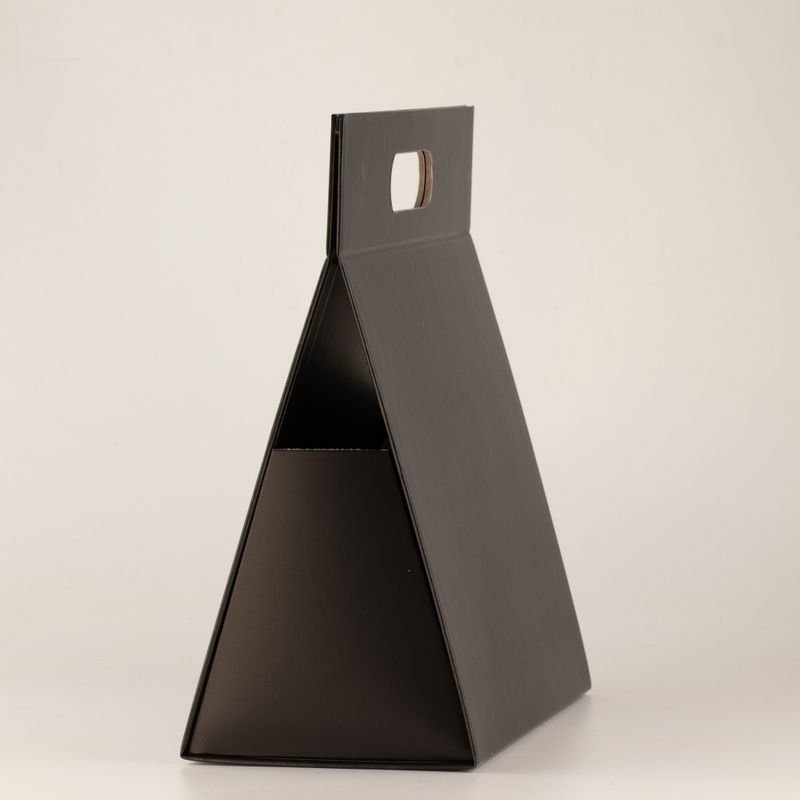 Scatola regalo smontabile - Grande scatola a mano (28x12,5x26 cm) - Nero