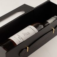 Scatola regalo pieghevole in formato piatto - Forma di scatola per vino (33,5x10x10,5 cm) - Nera
