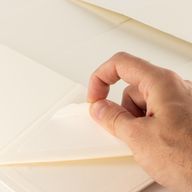 Scatola regalo pieghevole - Forma di scatola per vino (33,5x10x10,5 cm) - Bianco