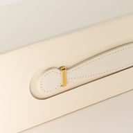 Scatola regalo pieghevole - Forma di scatola per vino (33,5x10x10,5 cm) - Bianco