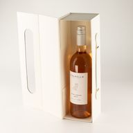 Scatola regalo pieghevole - Forma di scatola per vino (33,5x10x10,5 cm) - Bianco