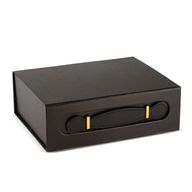Scatola regalo pieghevole - Cesto regalo medio (24x18.2x8cm) - Nero