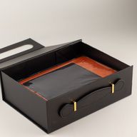 Scatola regalo pieghevole - Cesto regalo medio (24x18.2x8cm) - Nero