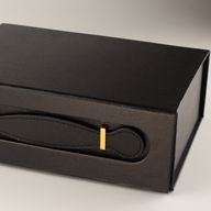 Scatola regalo pieghevole - Cesto regalo medio (24x18.2x8cm) - Nero
