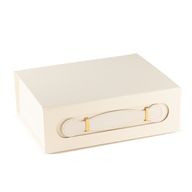 Scatola regalo da montare - Cesto regalo medio (24x18.2x8cm) - Bianco