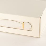 Scatola regalo da montare - Cesto regalo medio (24x18.2x8cm) - Bianco
