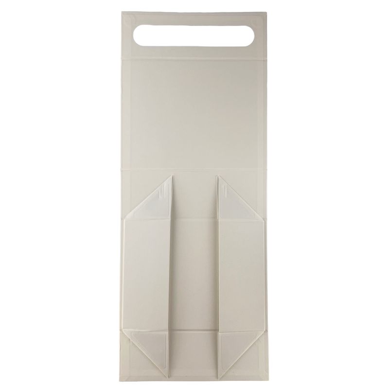 Scatola regalo da montare - Cesto regalo medio (24x18.2x8cm) - Bianco