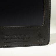 A5 Quaderno delle intenzioni - Schermo LCD da pulire - Effetto pelle nera - 80 fogli