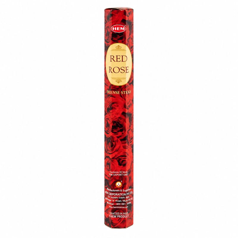 HEM Incenso Esagonale - Rosa Rossa