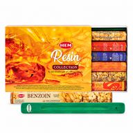 HEM Incenso Esagonale - Collezione di resina e cattura cenere (confezione assortita da 6 pezzi)