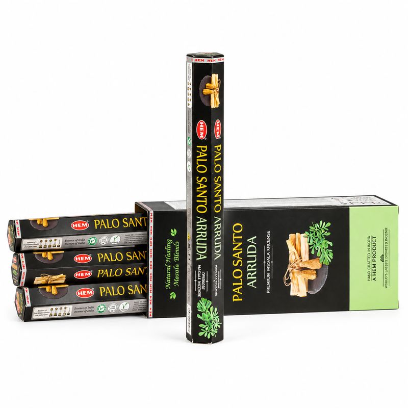 HEM Incenso Esagonale - Palo Santo Masala - Arruda