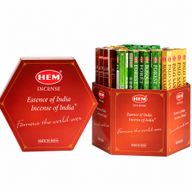 HEM Incenso Esagonale - Kit di Avviamento - Collezione Legnosa
