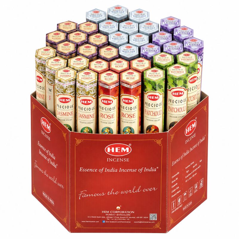 HEM Incenso Esagonale - Pacchetto di avvio - Collezione Popolare