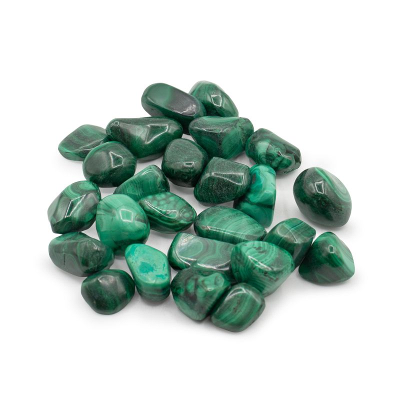 Malachite africana - pietra preziosa - Dimensione 5 - 16 mm (KG)