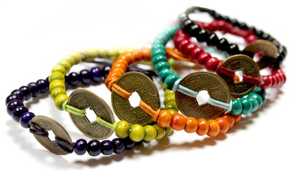 Bali Buona Fortuna Feng Shui Bracciali – Kit di avviamento – 60 Bracciali assortiti