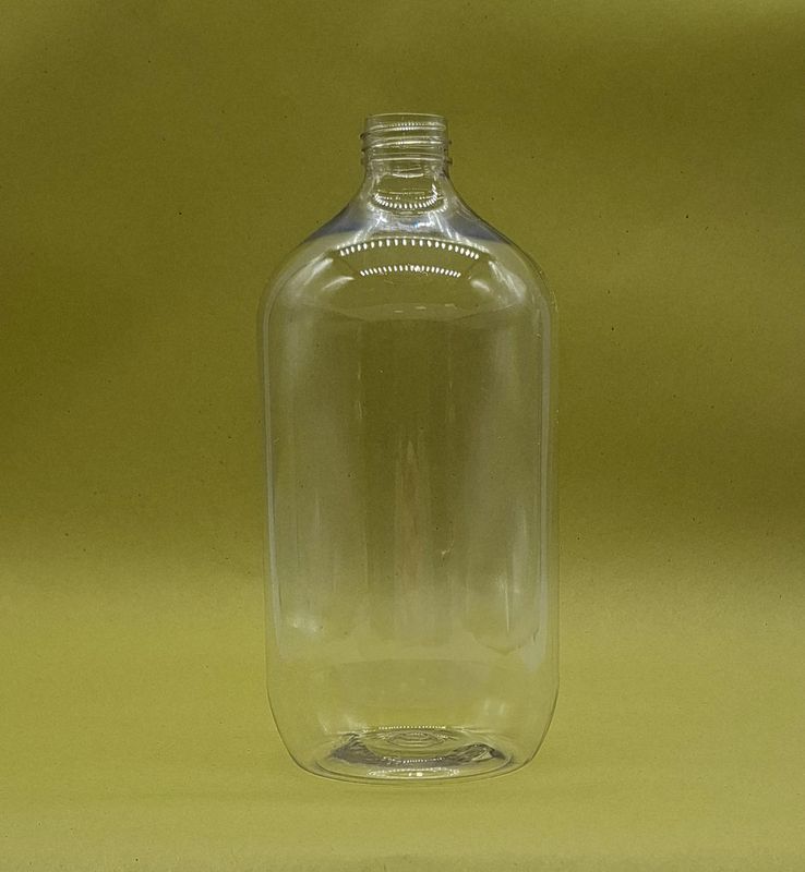 Flacone Boston in Plastica Trasparente - 1000ml