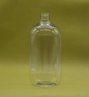 Flacone Boston in Plastica Trasparente - 1000ml