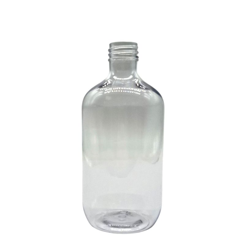 Flacone Boston in Plastica Trasparente - 500ml