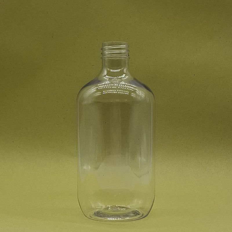Flacone Boston in Plastica Trasparente - 500ml