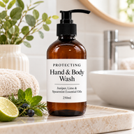 Etichetta Bianca Ginepro, Lime e Menta Verde Sapone per Mani e Corpo 250 ml