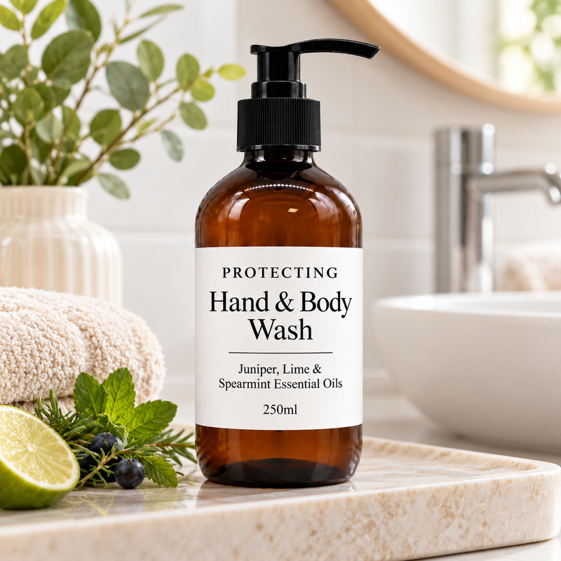 Etichetta Bianca Ginepro, Lime e Menta Verde Sapone per Mani e Corpo 250 ml
