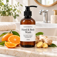 Lozione mani e corpo White Label al mandarino e zenzero 250ml