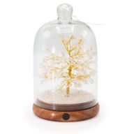 Giardino Zen con Cupola di Pietre Semipreziose - Cristallo di Quarzo e Luci LED - 200 Pietre a Scaglie