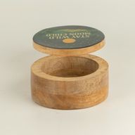 Scatola Rotonda Smaltata - Stay Wild Moon Child