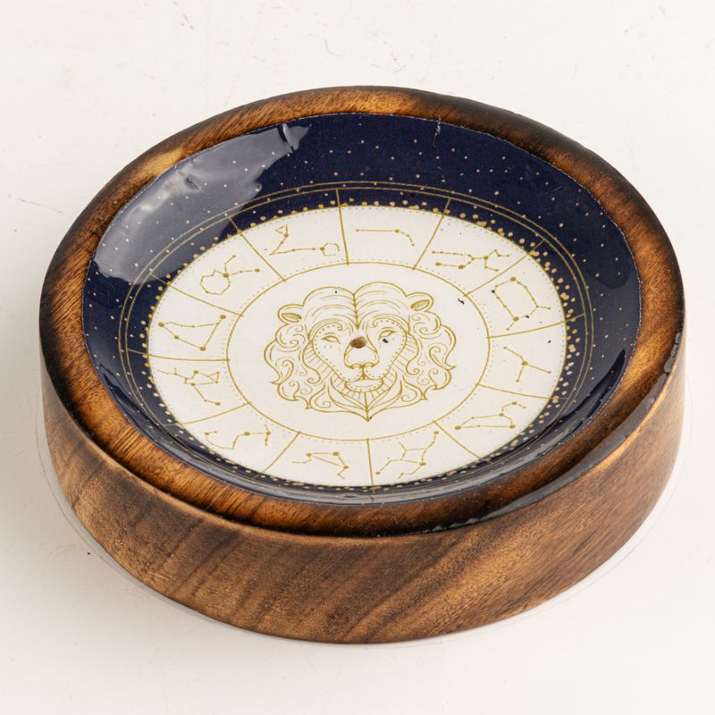 Mini Ciotola e Porta Incenso Segno Zodiacale - Leone