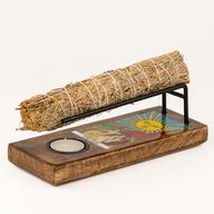 Bruciatore per Stick di Salvia Grande Smaltato - Il Sole