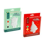 Decorazione Natalizia Fai da Te da Dipingere Jingle Bunch per Albero di Natale