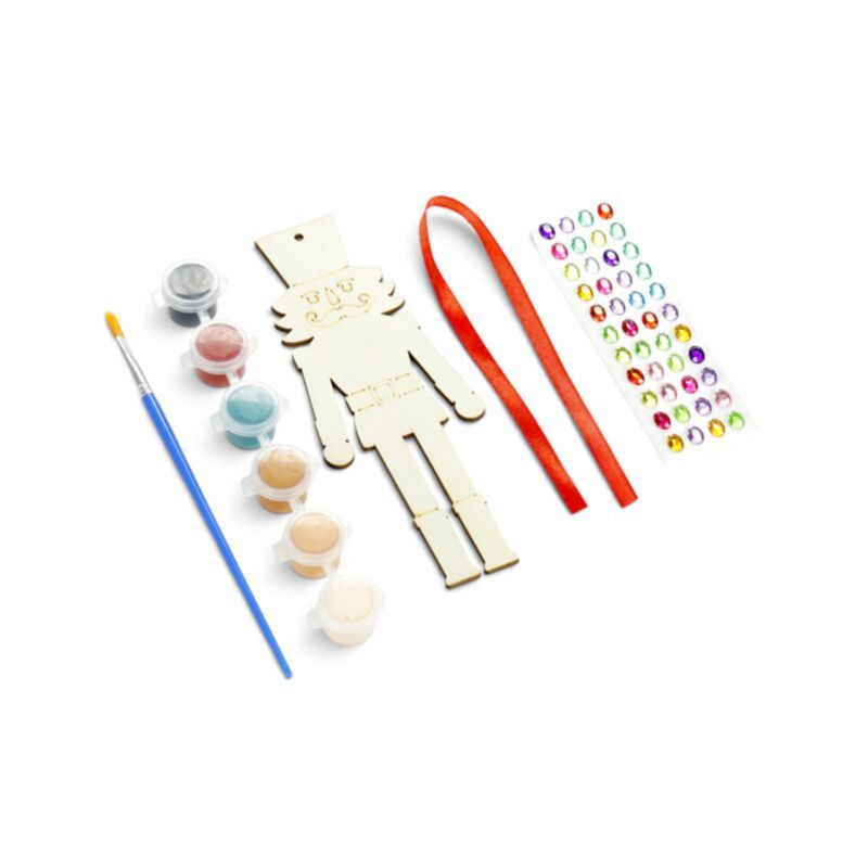 Decorazione Natalizia per Albero Lo Schiaccianoci da Dipingere – Kit Fai da Te