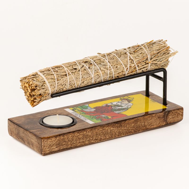 Bruciatore Grande per Stick di Salvia Smaltato - Kit di Avviamento (4x6 Modelli)