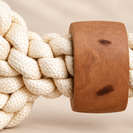 PAW Toys - Osso in Legno di Caffè - Power Knot