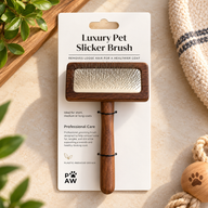 PAW Strumenti per la Toelettatura - Pettine Anti-Nodi Medio - Noce