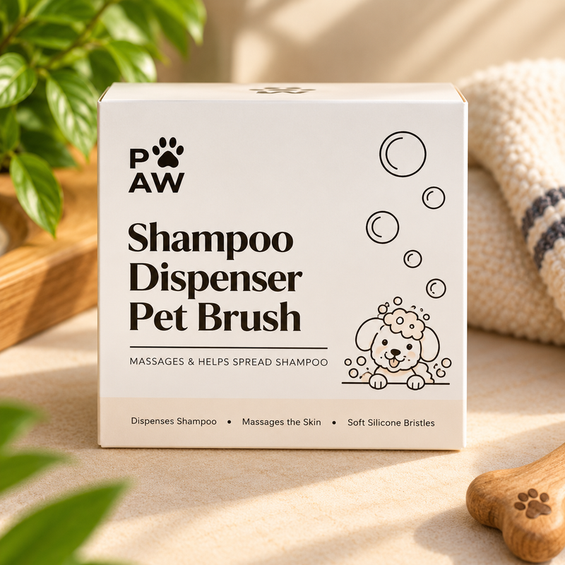 PAW Strumenti per la Toelettatura - Shampoo & Massaggio Easy Wash - Setole in Silicone