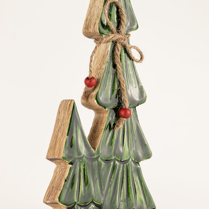Lost in the Forest - Medio - Alberi Gemelli Smaltati - (34x11x2,5cm)
