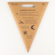 Lampada a Stella - Crema Caldo - Sette Punte - 60cm