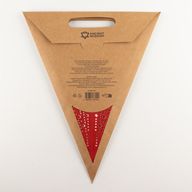 Lampada a Stella - Rosso Portafortuna - Sette Punte - 60cm