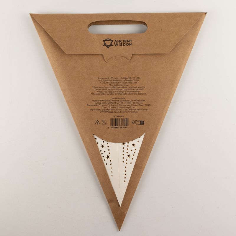 Lampada a Stella - Bianco Classico - Sette Punte - 60cm