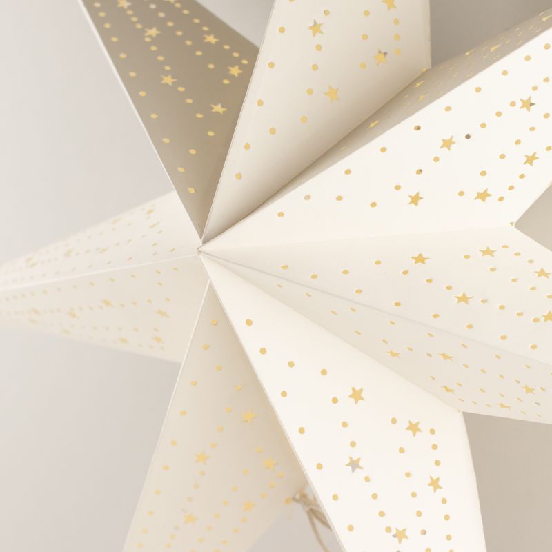 Lampada a Stella - Bianco Classico - Sette Punte - 60cm