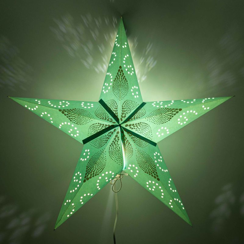 Lampada a Stella - Green Festival - Cinque Punte - 60cm