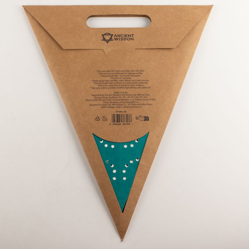 Lampada a Stella - Green Festival - Cinque Punte - 60cm