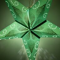 Lampada a Stella - Green Festival - Cinque Punte - 60cm