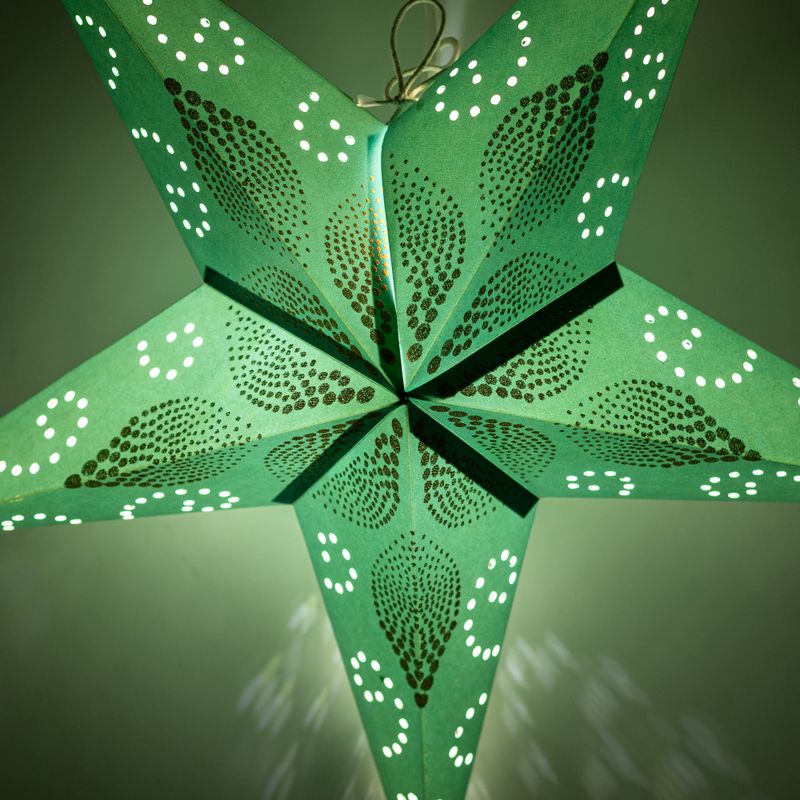 Lampada a Stella - Green Festival - Cinque Punte - 60cm