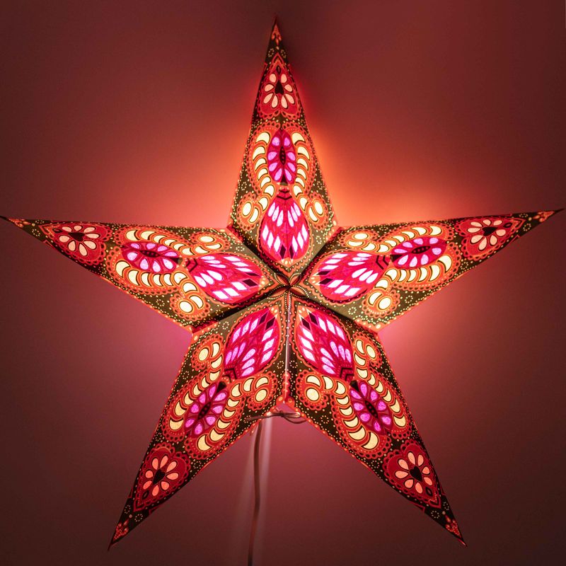 Lampada a Stella - Fire Festival a Cinque Punte - 60cm
