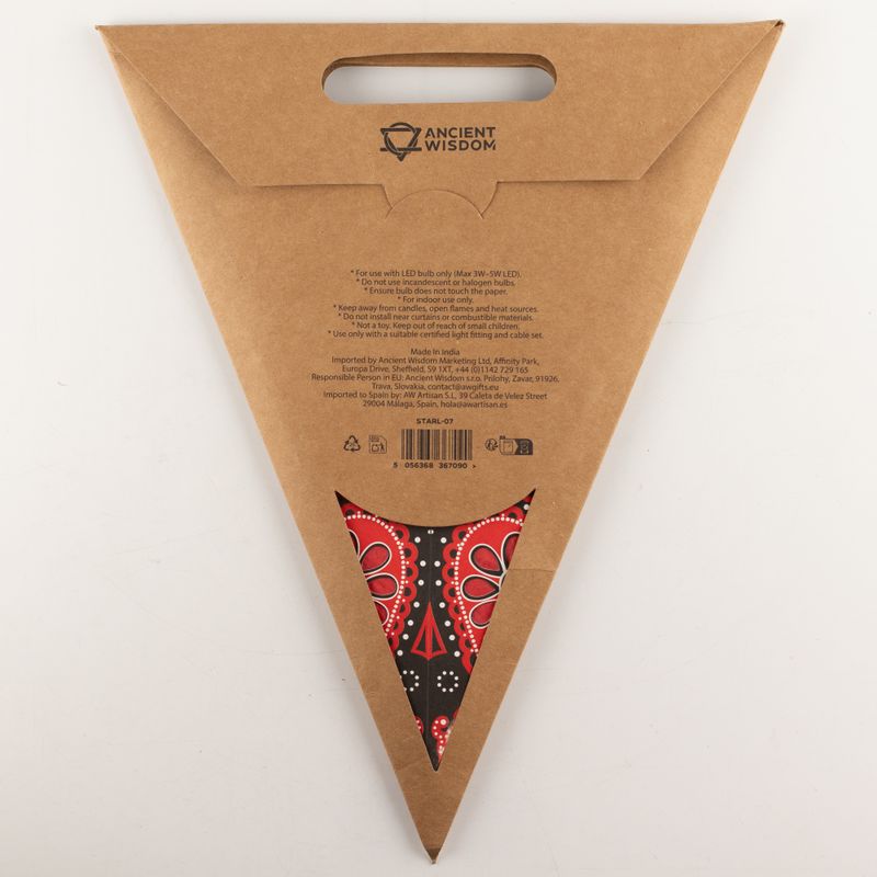 Lampada a Stella - Fire Festival a Cinque Punte - 60cm